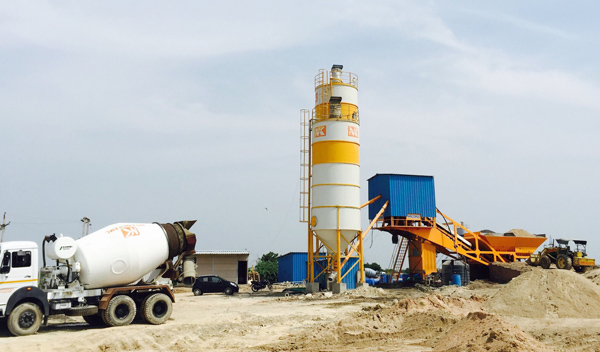 RMC ready mixed concrete plant in sanand ahmedabad.
